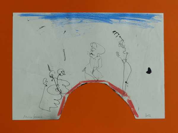 Maharaja Bakhat Singh Delights in an Outdoor Musical Performance